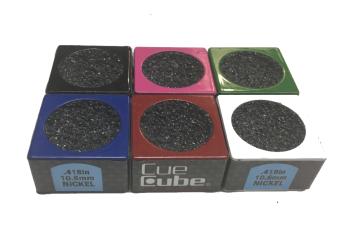 Cue Cube original Nickel shape 6-pack