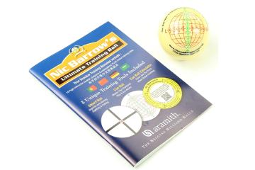 snooker trainingsbal Nic Barrow's met boek