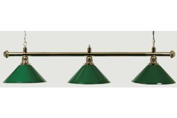 stanglamp met 3 x groene kap