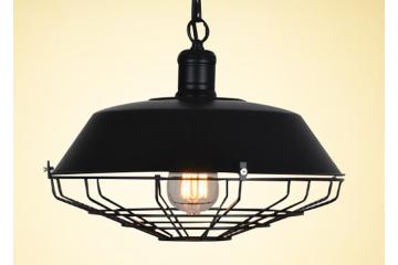 Lamp industrial #2 36 cm zwart (mat)