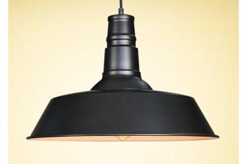 Lamp industrial #3 36 cm zwart (mat)