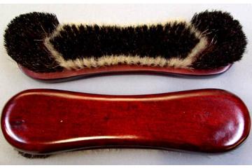 borstel paardenhaar donkerbruin 26,5 cm