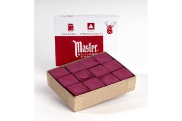 Master doosje 12 krijtjes Burgundy