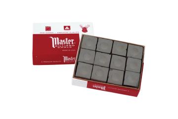 Master doosje 12 krijtjes antraciet